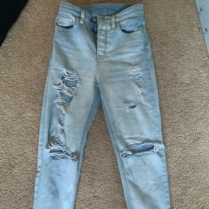 Distressed Girlfriend High Rise Jeans BDG